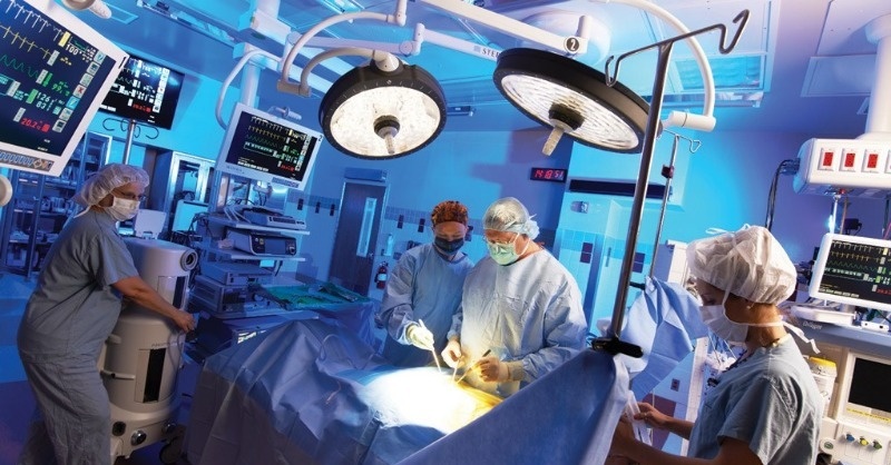 A veszprémi Megyei Kórház műtőiről