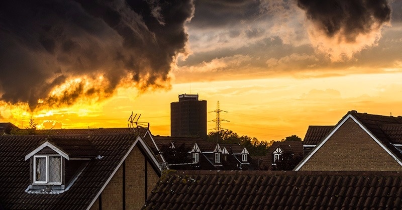 A tető éghetőségének meghatározása