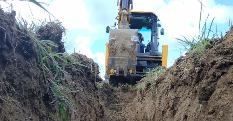 Tényleges kábelhossz számítása földkábeles csatlakozás esetén