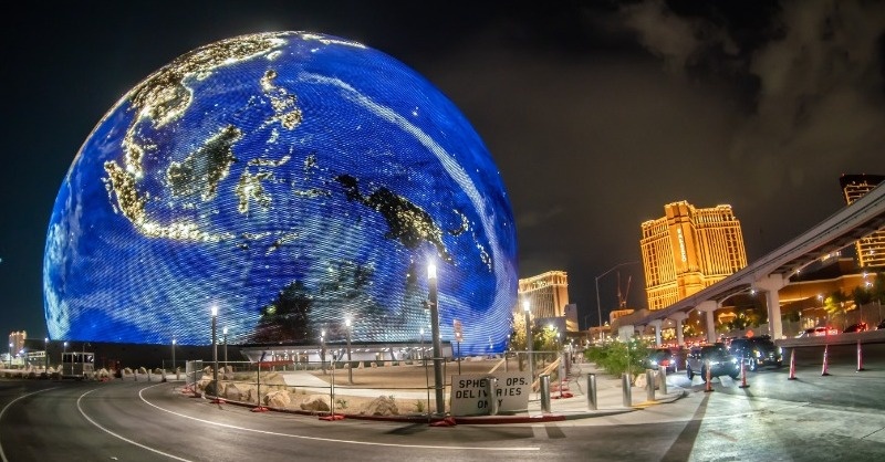 Las Vegas Sphere: a Föld legnagyobb felbontású LED-kijelzője