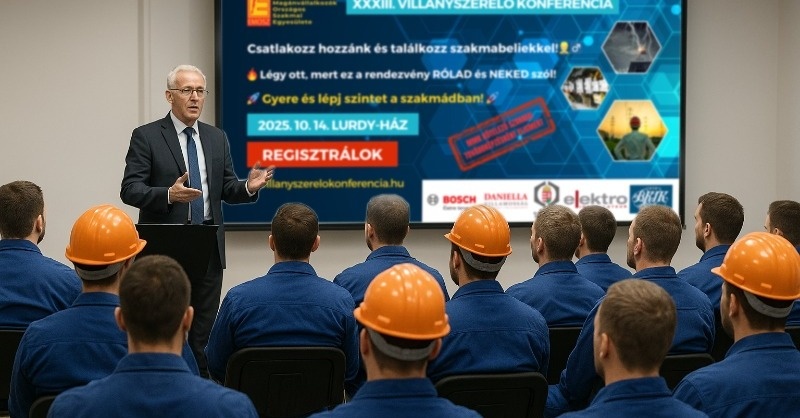 Október 14-én Villanyszerelő Konferencia