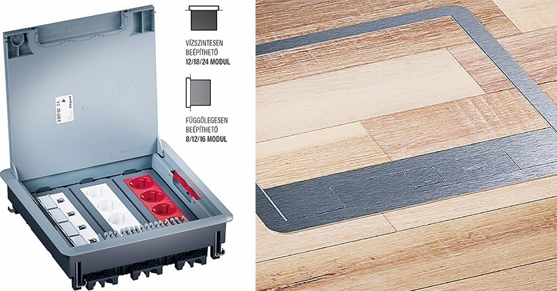 A Legrand padlódobozok új generációja