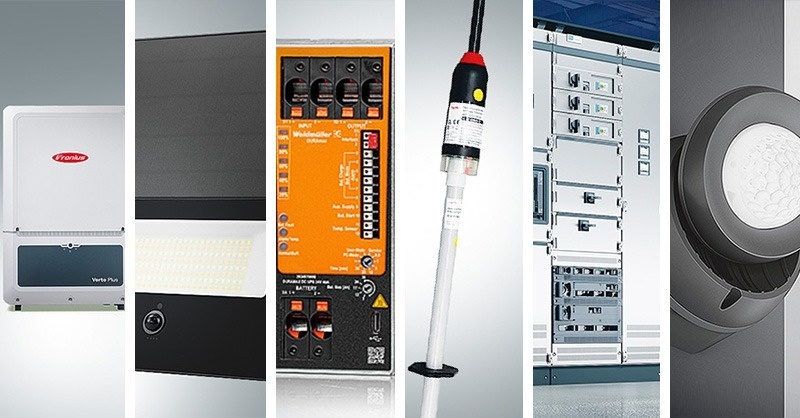 Fronius, Tracon, Weidmüller, DEHN, Siemens, Legrand