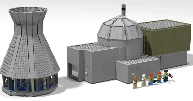 Itt a LEGO atomerőmű
