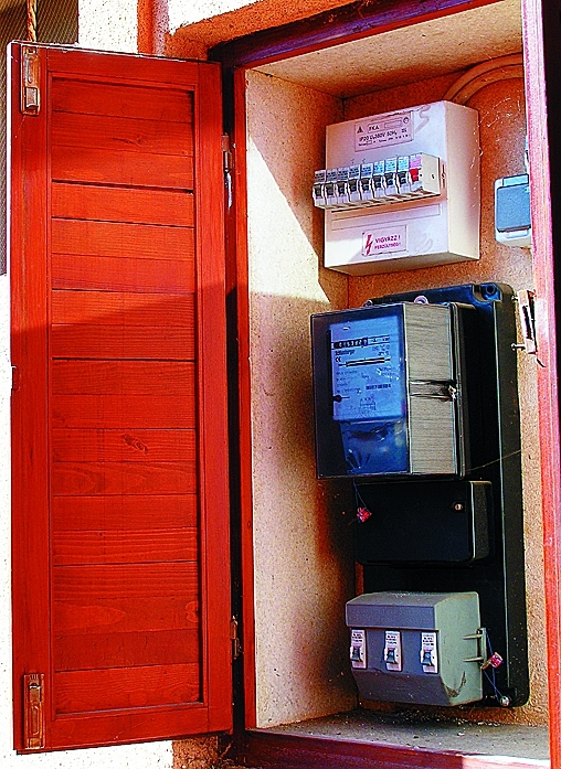 9. kép: mérőhely és elosztótábla