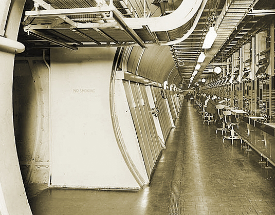 6. ábra: Távolsági ellenőrző sorozat a Déli folyosó keleti részén 1968-ban.